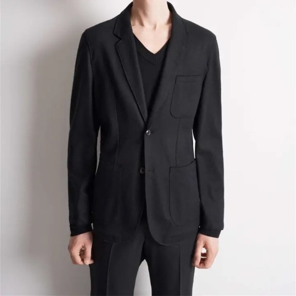 TIGER of Sweden Gasparer Semi Fitted Unconstructed Knit Wool-Blend Blazer